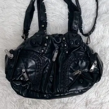 Y2K 그런지 펑크 고딕 하트 스터드 2WAY