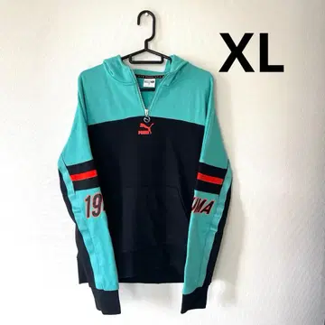 PUMA 하프 지퍼 후드티 XL 사이즈