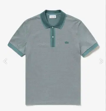 LACOSTE 라코스테 캐비아 텍스처 피케 셔츠 그린 남성용 M