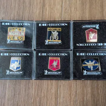 MICHELIN BIB COLLECTION 핀 배지 6세트