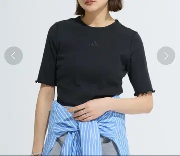 택 포함 새상품 미사용 adidas 리브 T셔츠 블랙 M