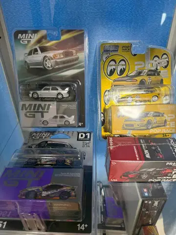 MINI GT POP RACE 1/64 미니카 4대 세트
