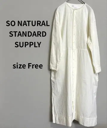 SO NATURAL STANDARD SUPPLY 핀턱 원피스 F