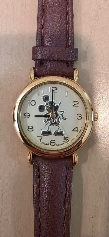 ALBA Disney 미키마우스 손목시계 쿼츠
