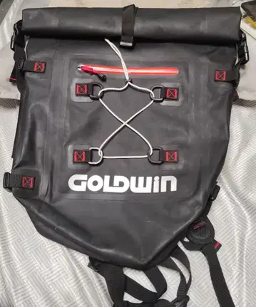 GOLDWIN 방수 롤탑 백팩 블랙