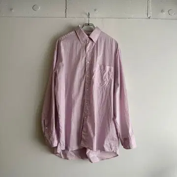 AURALEE 버튼다운 셔츠 라이트 퍼플