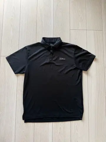 Titleist 피케 셔츠 블랙 남성용