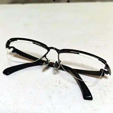 레어 999.9 M-20 풀메탈 안경 건메탈 렌즈 없음