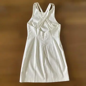 ZARA 백 크로스 슬리브리스 원피스 화이트