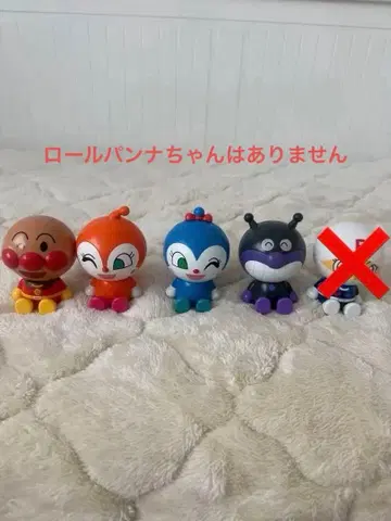 커다란 호빵맨 마스코트 4개