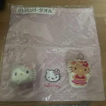 1번 복권 Hello Kitty 핸드 타월 일광화상 키티 키링