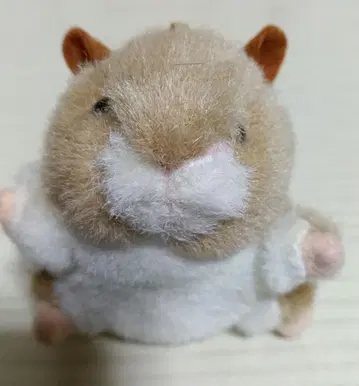 레트로 햄스터 봉제 인형 마스코트 약 9cm