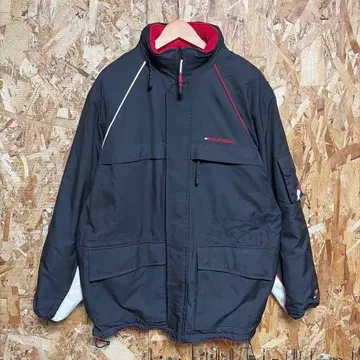TOMMY HILFIGER 리버서블 자켓 나일론 플리스
