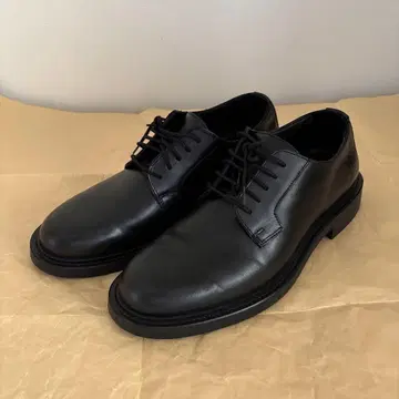 ZARA 천연 가죽 드레스 신발 43 27.5cm 블랙