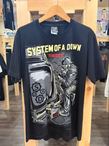 SYSTEM OF A DOWN TOXICITY 밴드T셔츠 반팔 M