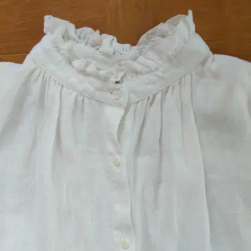 fog linen work 2026 신상 린넨 원피스 프릴 옷깃 화이트