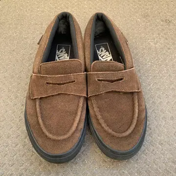 VANS 스웨이드 로퍼 브라운 24cm