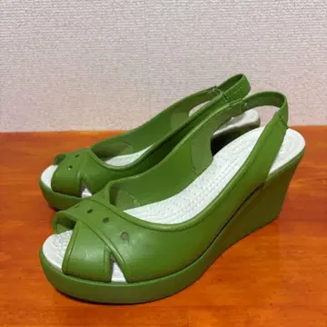Crocs Farrah Women 샌들 그린 W7 23cm
