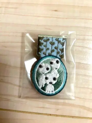 지브리 모노노케 히메 코다마 자수 브로치