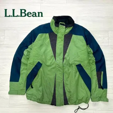 90s L.L.Bean 나일론 자켓 프리마로프트 그린 M