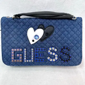 GUESS CAREY CONVERTIBLE 데님 숄더백