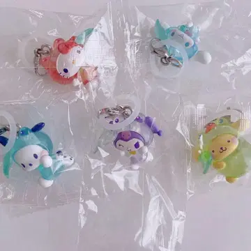 산리오 케로케로 파티 메지루시 액세서리 가챠 세미 컴플리트 세트