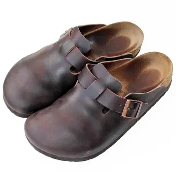 소독 완료 BIRKENSTOCK 클로그 샌들 오일 가죽 레귤러