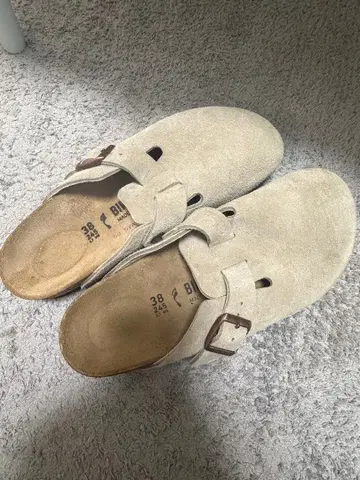 BIRKENSTOCK Boston 샌들 베이지 38 24.5