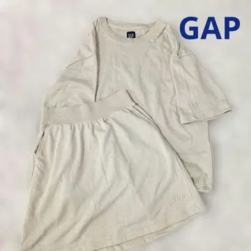 GAP 갭 베이지 셋업 로고