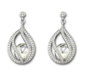 SWAROVSKI 드롭 귀걸이 크리스탈 파베