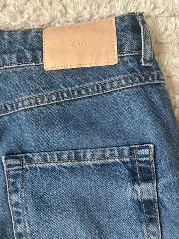 ZARA 배기진 와이드 데님 EUR38