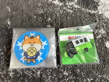 MIU404 아크릴 코스터 멜론빵호 키링