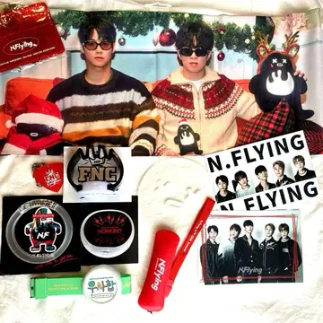 N.Flying 응원봉 엽서 등 묶음 판매