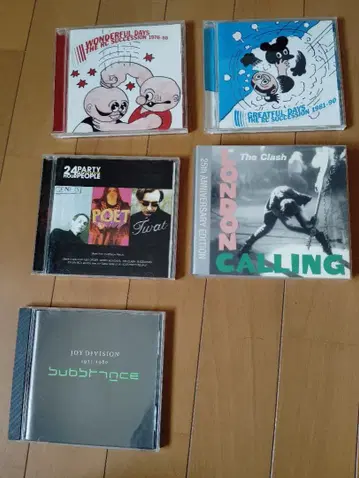 RC 서세션 더 크러쉬 조이 디비전 등 CD 세트