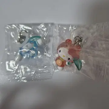 산리오 케로케로 파티 메지루시 액세서리 2개 세트 키티 시나몬
