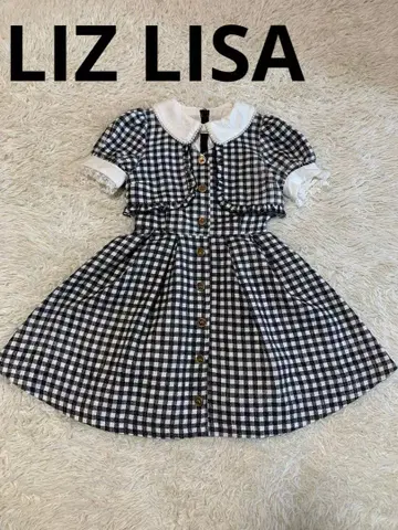LIZ LISA 리즈리사 원피스 깅엄 체크 새상품급