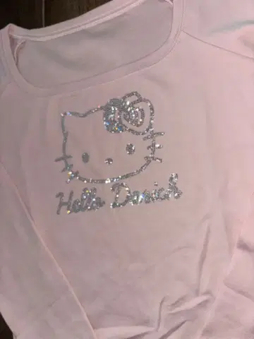 Darich Hello Darich 컴팩트 롱 T셔츠