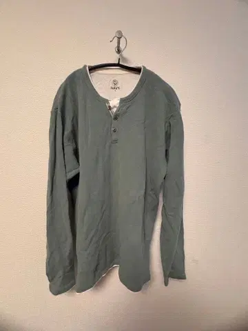 NAVY 헨리넥 긴팔 써멀 XL 사이즈