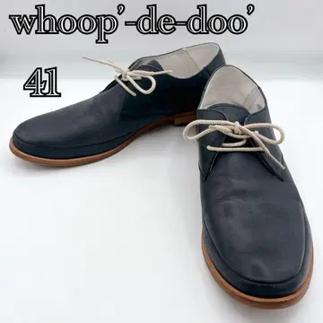 whoop'-de-doo' 가죽 신발 천연 가죽 다크 그린 41