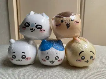 치이카와 미니 저금통 하치와레 토끼 밤만주 모몽가 5개 세트
