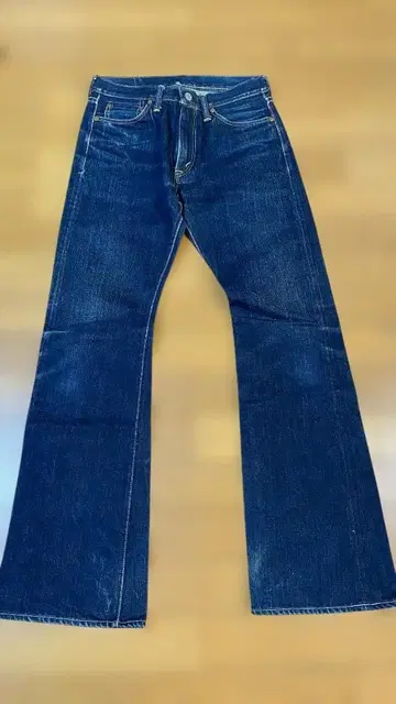 다크 네이비 THE FLATHEAD 3007 부츠컷 데님 팬츠 W29