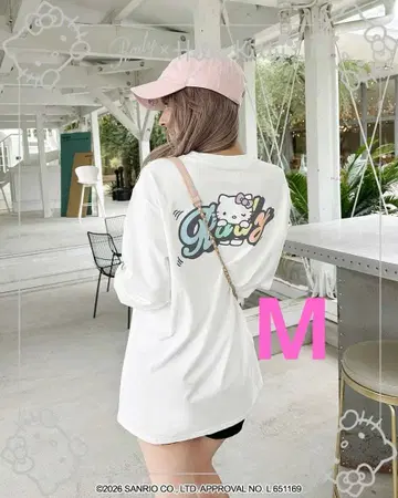 [론화이트] Rady Hello Kitty 론T 화이트 M