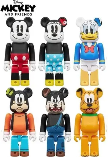 [ 미개봉 ] BE@RBRICK MICKEY MOUSE & FRIENDS