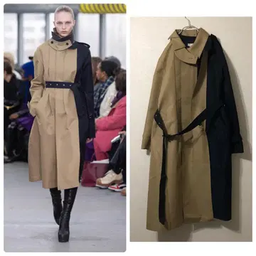 2023AW 사카이 sacai 바이컬러 트렌치코트