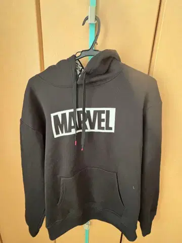 MARVEL 마블 셋업 후드티 조거 팬츠 L 블랙