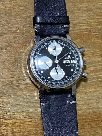 ETERNA MATIC 크로노그래프 자동 와인딩 손목시계