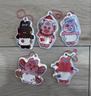 빤쮸토끼 CANDY PANICHU! 키링 5종