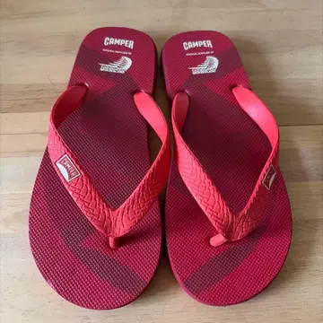 CAMPER 비치 샌들 레드 38 깔끔