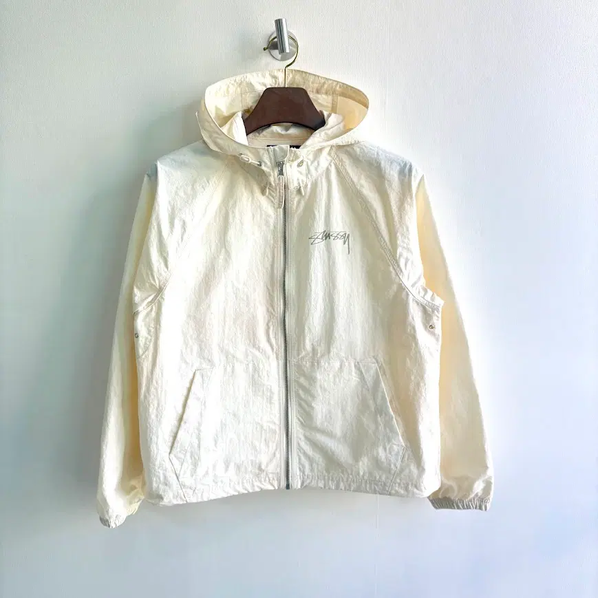 Stussy Wave Dye Beach Shell Jacket Bone XL | Bunjang Global
