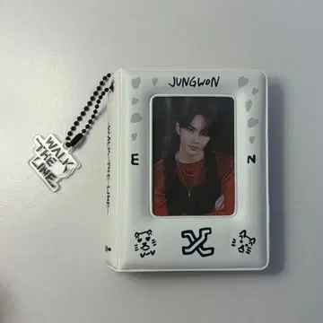 ENHYPEN 정원 WALK THE LINE 포토 카드 바인더